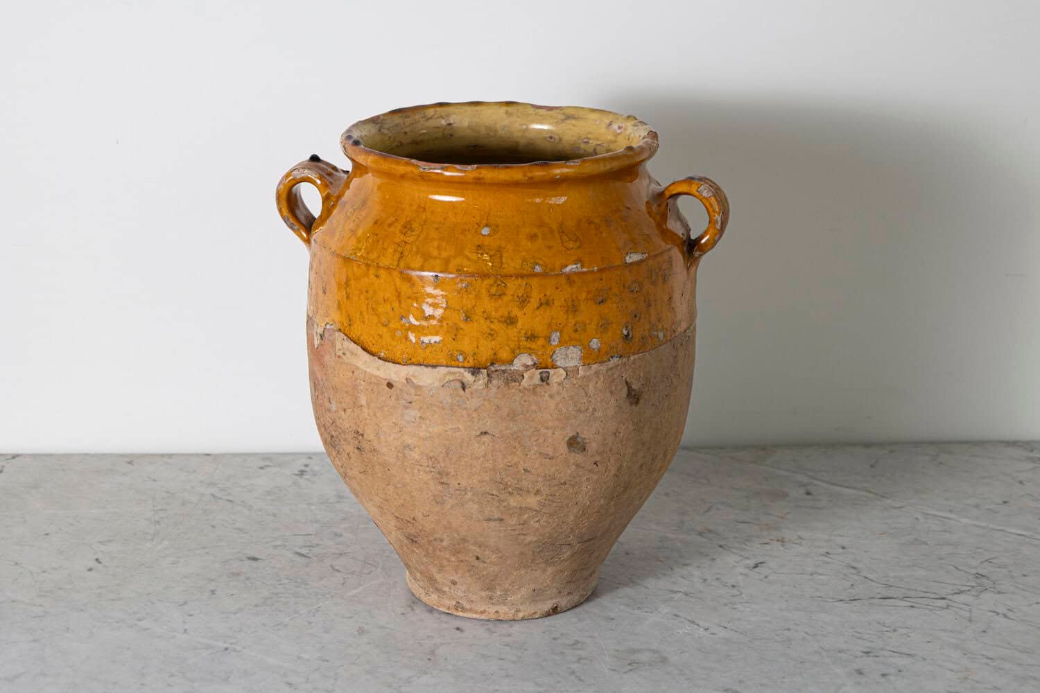 19th Century French Provincial Glazed Pottery Vessel - JAA