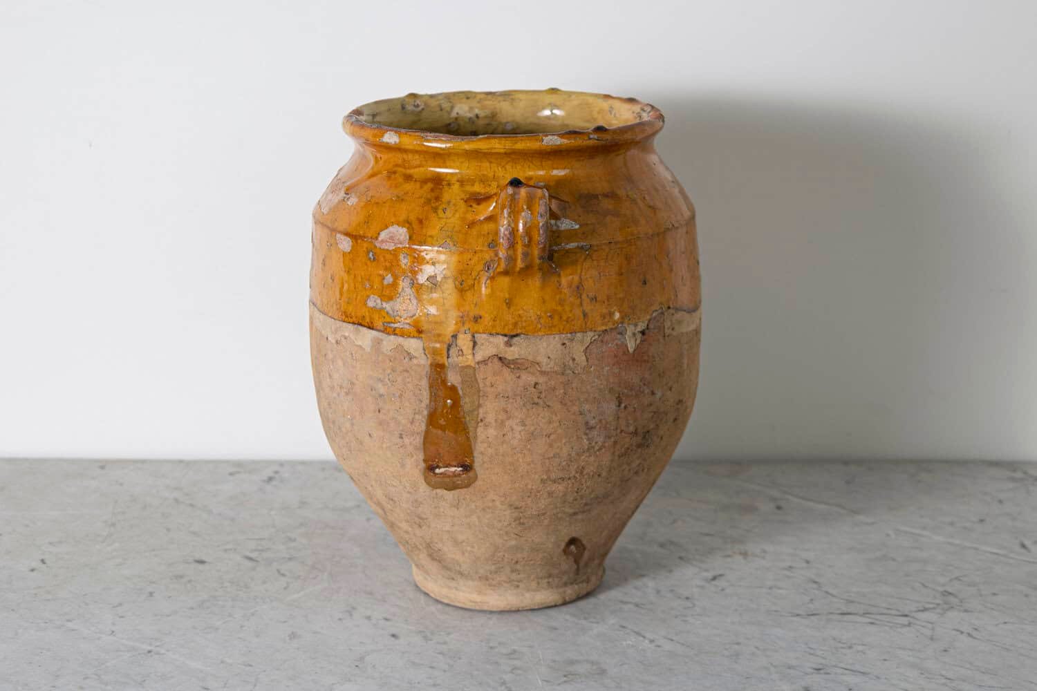 19th Century French Provincial Glazed Pottery Vessel - JAA