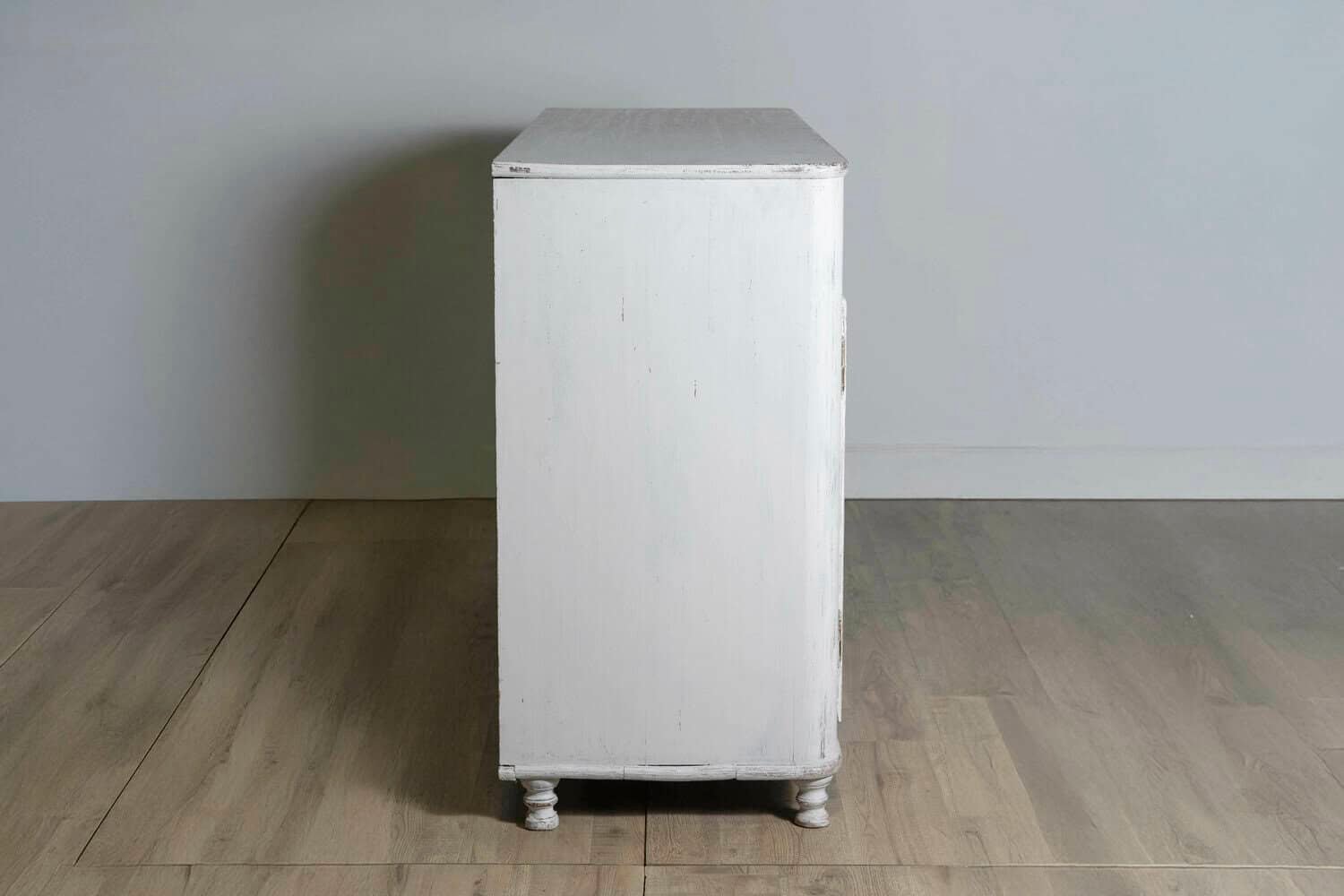 1830s Swedish Grey Painted Sideboard with Single Drawer over Two Doors - JAA