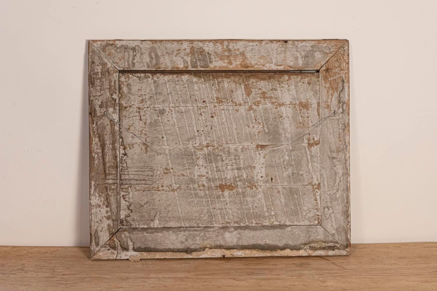 French Louis XVI 18th Century Painted and Hand Carved Wooden Boiserie Panel - JAA