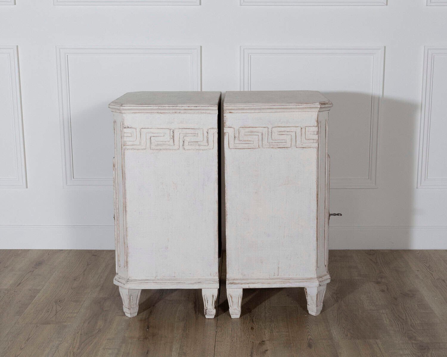 Pair of Swedish Neoclassical Painted Nightstands, circa 1880 - JAA