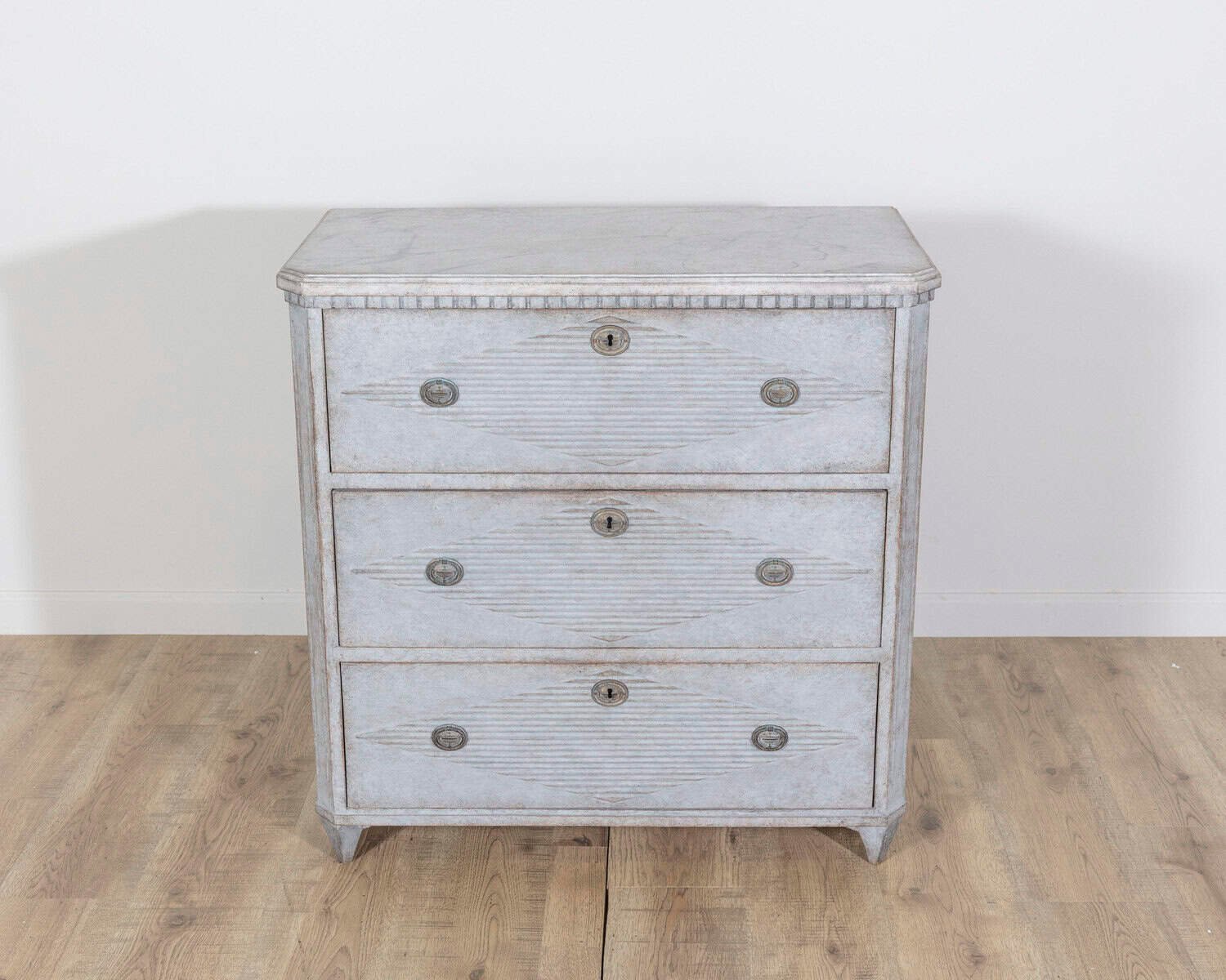 19th Century Swedish Gustavian Style Chest of Drawers Circa 1870 - JAA