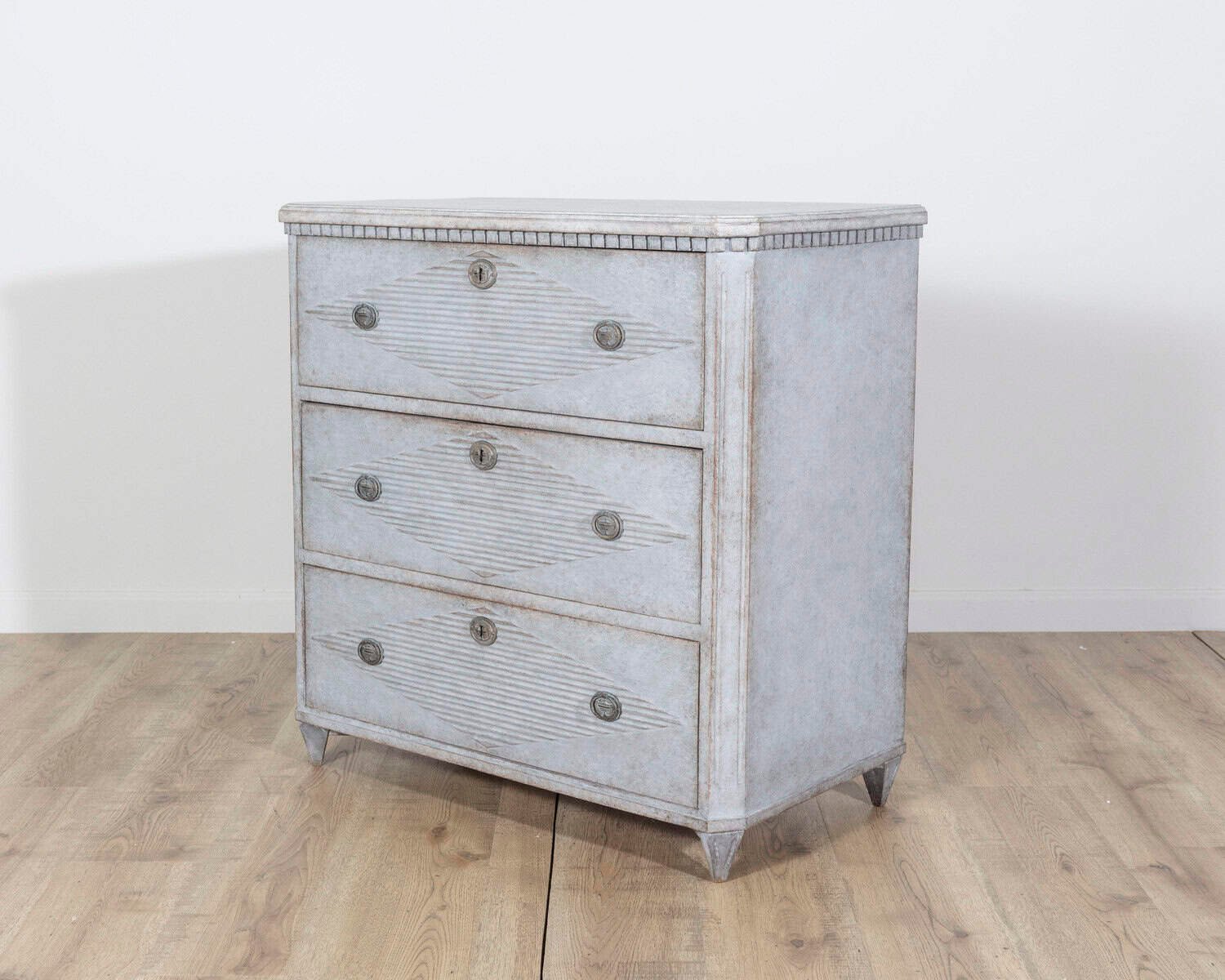 19th Century Swedish Gustavian Style Chest of Drawers Circa 1870 - JAA