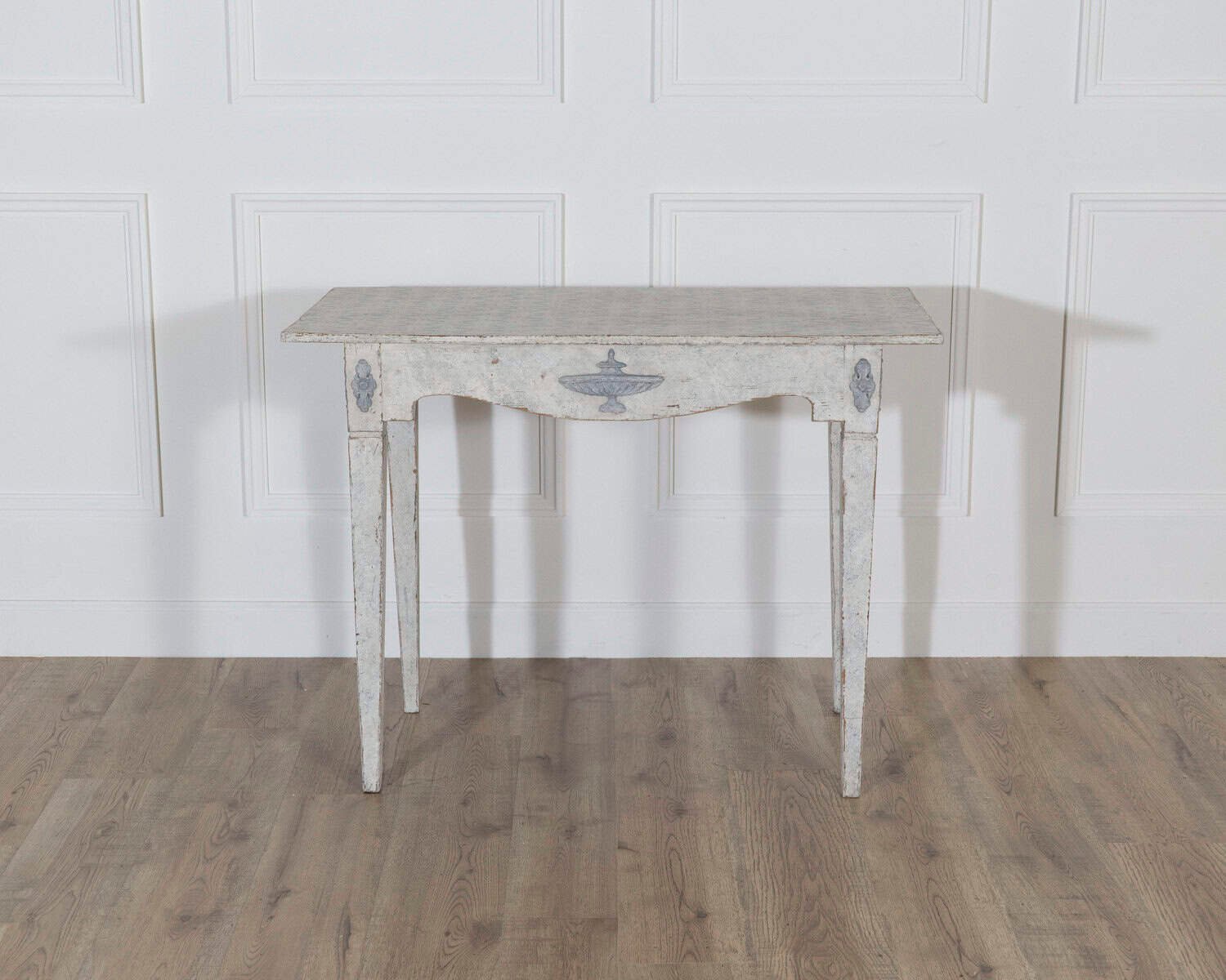 Swedish Gustavian Painted Console Table with Decorative Details, Circa 1840 - JAA