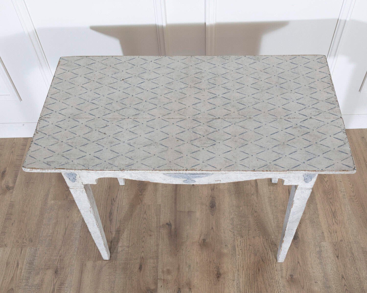 Swedish Gustavian Painted Console Table with Decorative Details, Circa 1840 - JAA