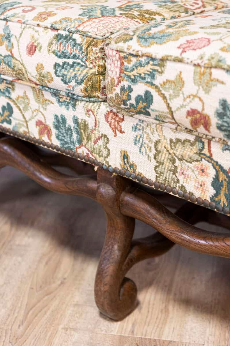 20th Century French Mutton Leg Walnut Sofa - JAA