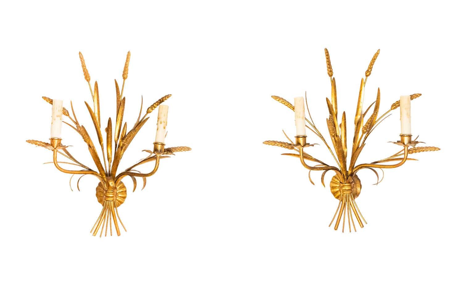 Pair of 20th Century French Sconces - Inspired By Coco Chanel (sold only in pairs)