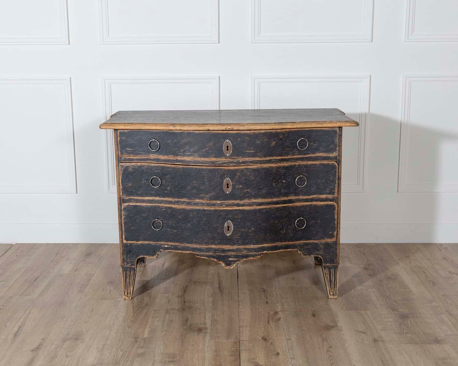 Rococo commode signed Johan Martin Ek, Stockholm, Circa 1770 - JAA