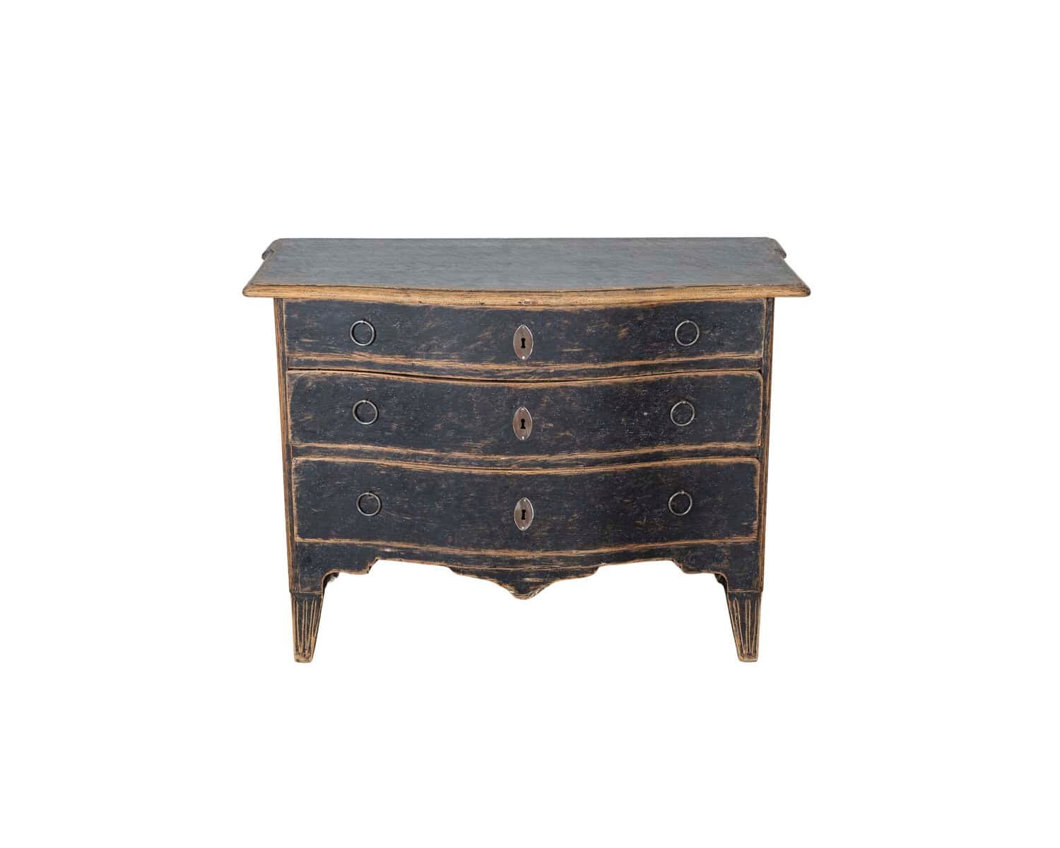 Rococo commode signed Johan Martin Ek, Stockholm, Circa 1770
