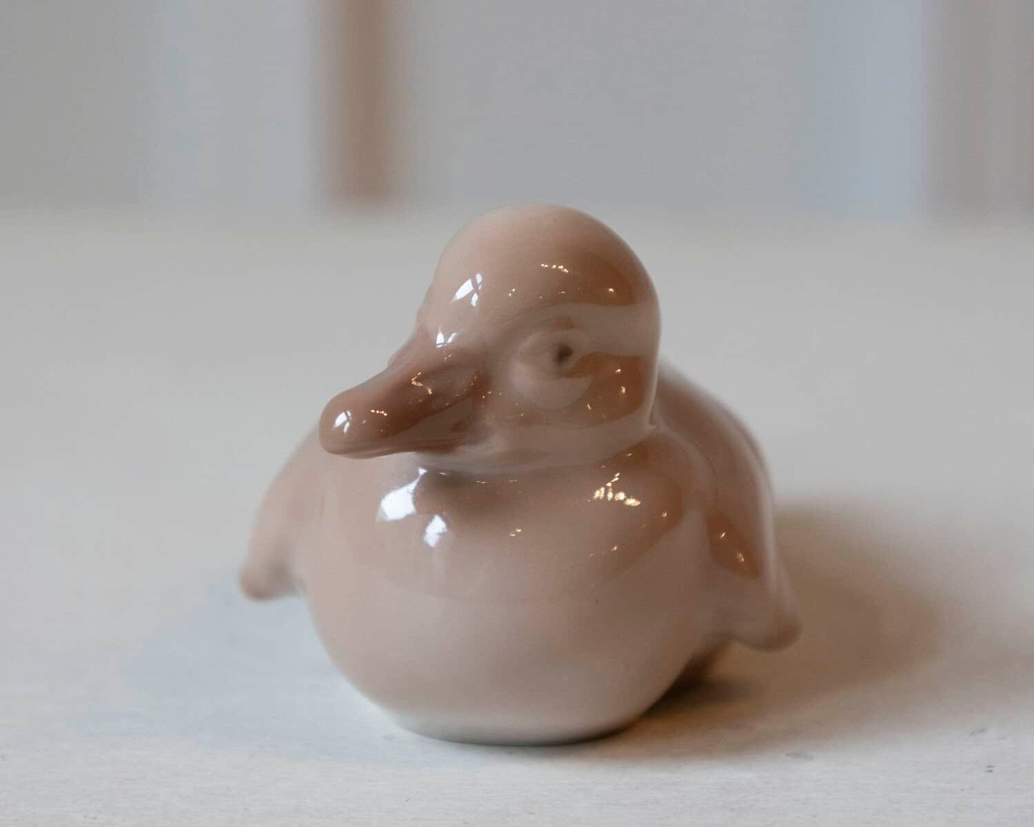 Danish Mid-20th Century Royal Copenhagen Porcelain Duckling Figurine - JAA