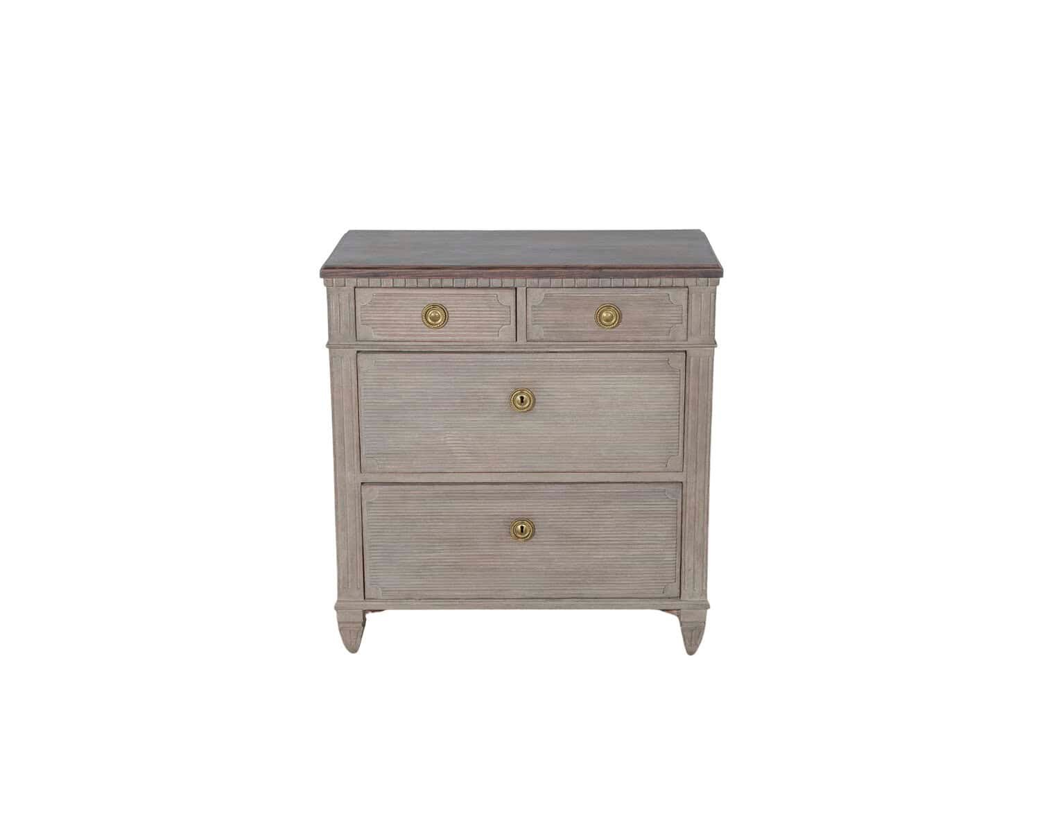 Swedish Gustavian Painted Chest of Drawers, circa 19th Century