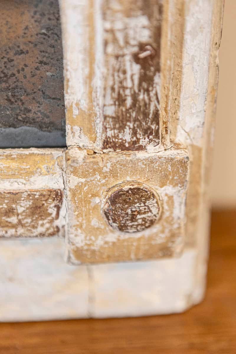 French Louis XVI Period 1790s Trumeau Mirror with Carved Liberal Arts Allegory - JAA