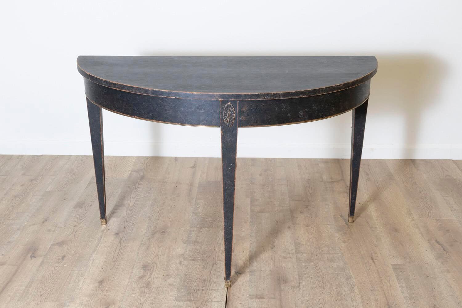 Pair of 19th Century Swedish Demi Lunes Circa 1800 - JAA