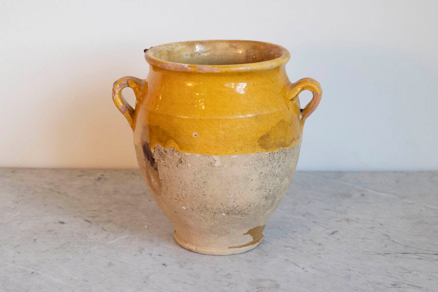 19th Century French Provincial Glazed Pottery Vessel - JAA