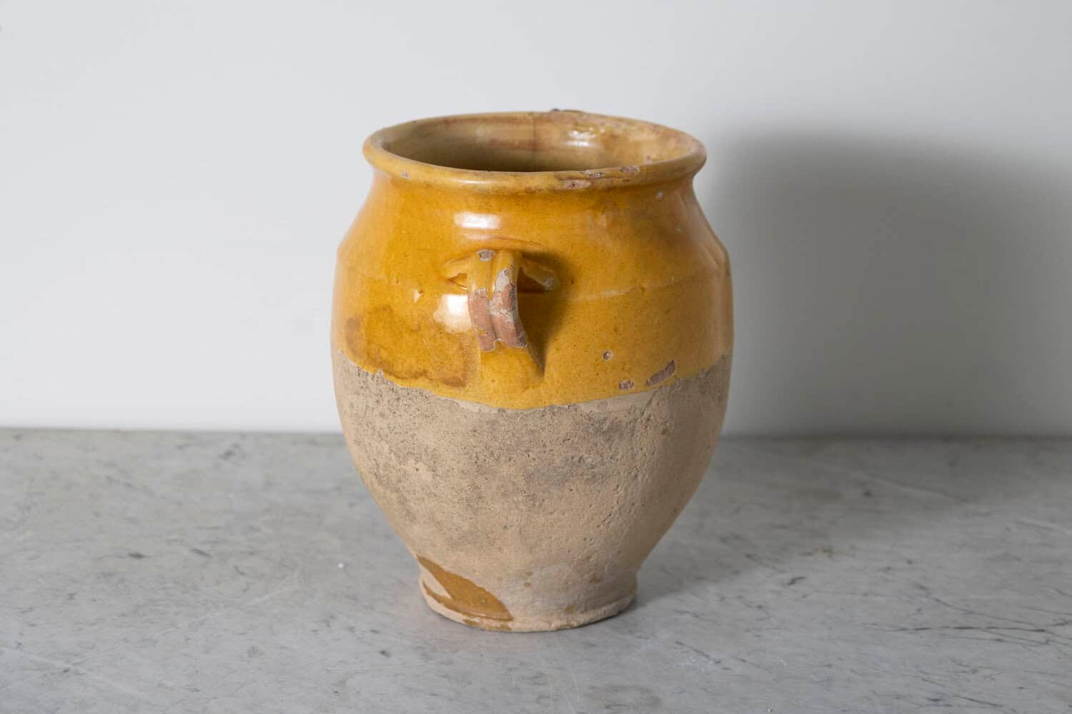 19th Century French Provincial Glazed Pottery Vessel - JAA