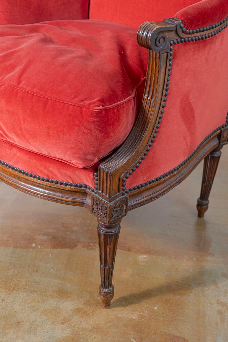 French 18th Century Louis XVI Bergere - JAA