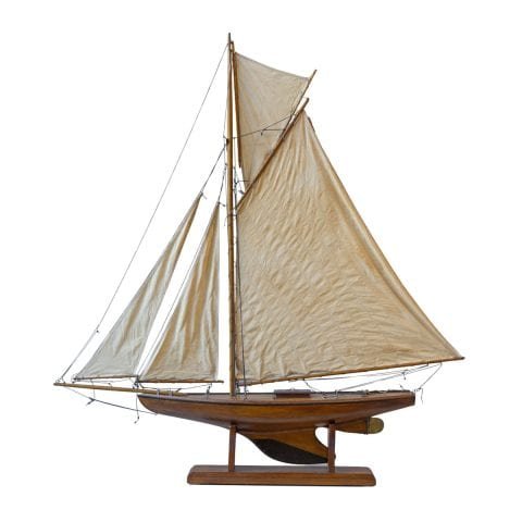 Early 20th Century, English Carved Wood Racing Yawl