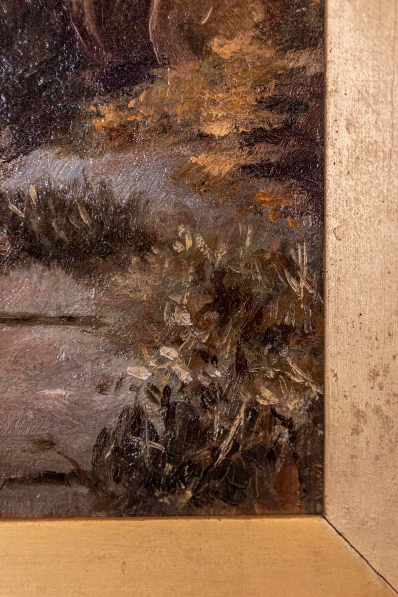 French 19th Century Continental School Painting Depicting a Venetian Lagoon Scene - JAA