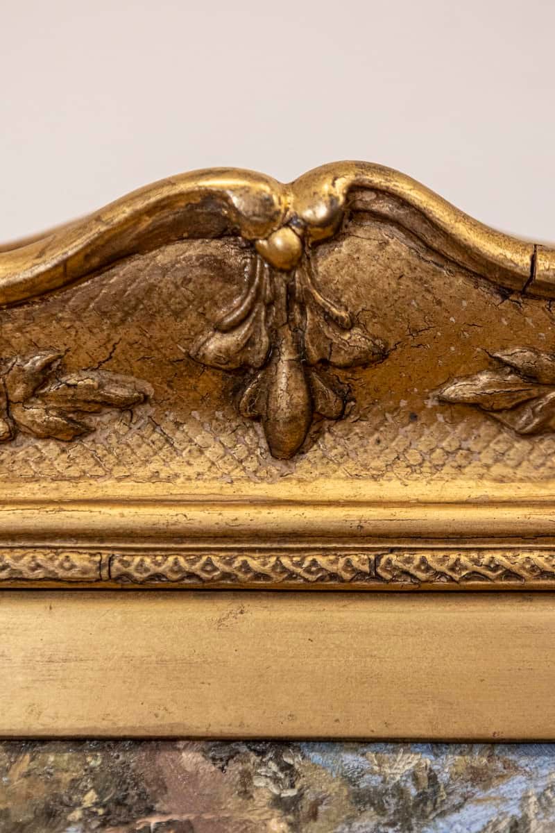 French 19th Century Continental School Painting Depicting a Venetian Lagoon Scene - JAA