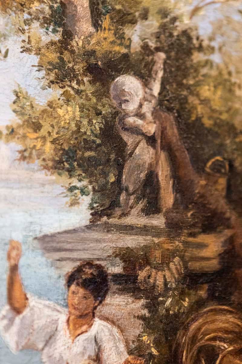 French 19th Century Continental School Painting Depicting a Venetian Lagoon Scene - JAA