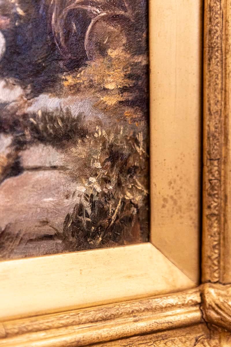 French 19th Century Continental School Painting Depicting a Venetian Lagoon Scene - JAA