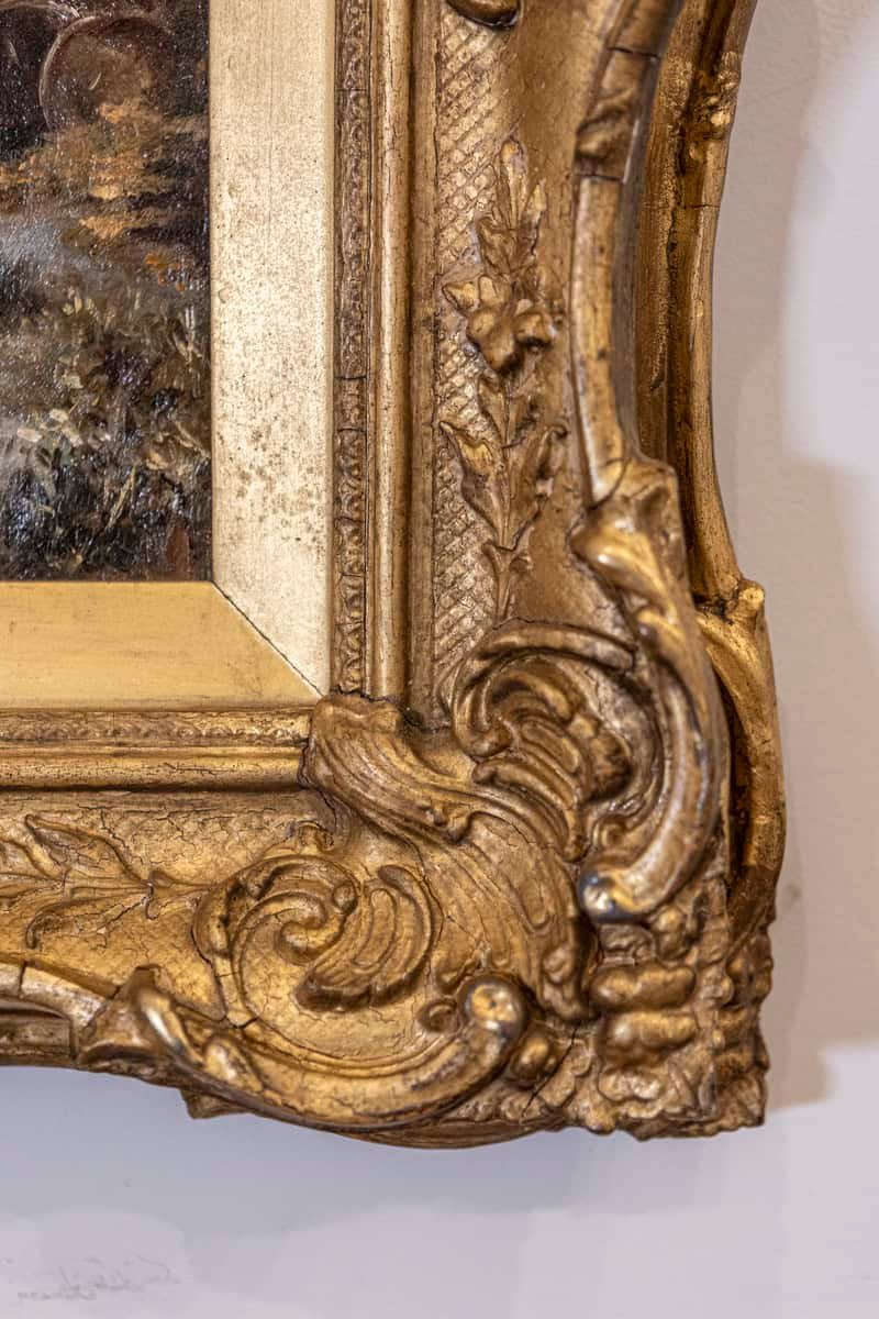 French 19th Century Continental School Painting Depicting a Venetian Lagoon Scene - JAA