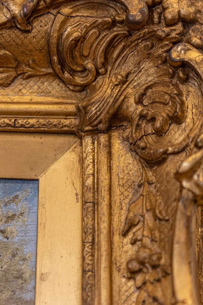 French 19th Century Continental School Painting Depicting a Venetian Lagoon Scene - JAA