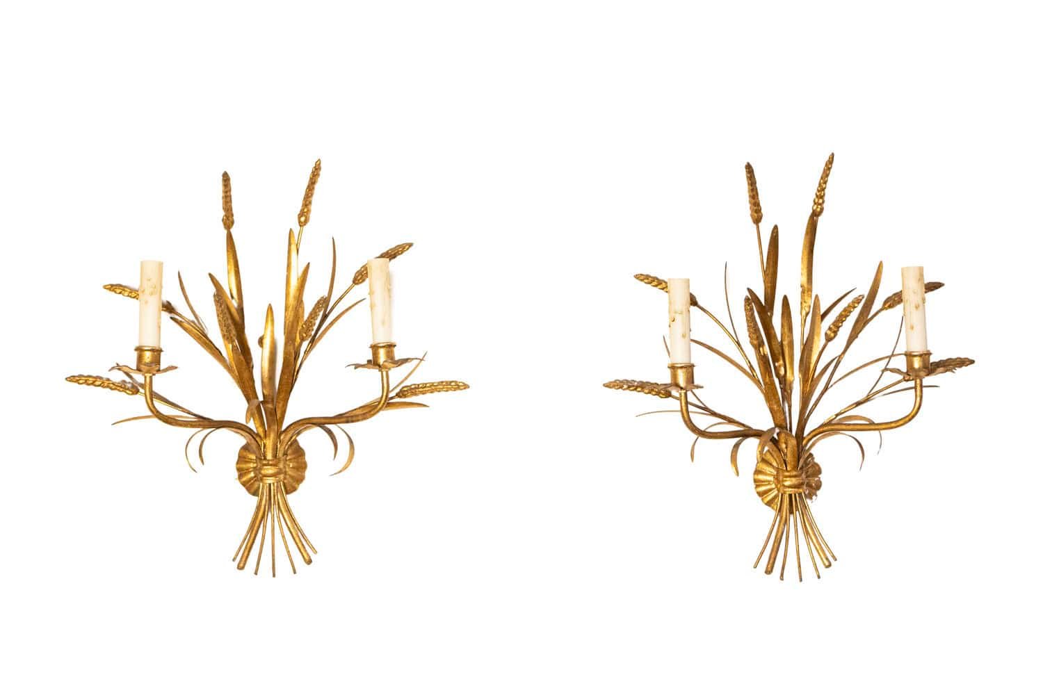 Pair of 20th Century French Sconces - Inspired By Coco Chanel (sold only in pairs)