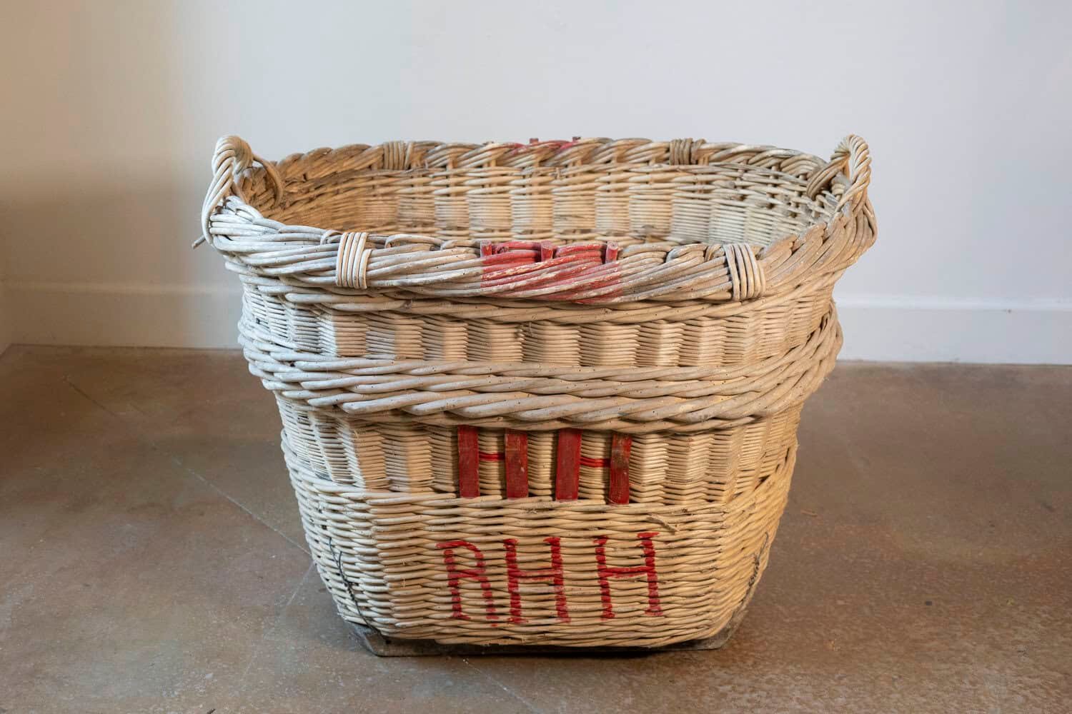 French 1940s Champagne Harvesting Basket - JAA