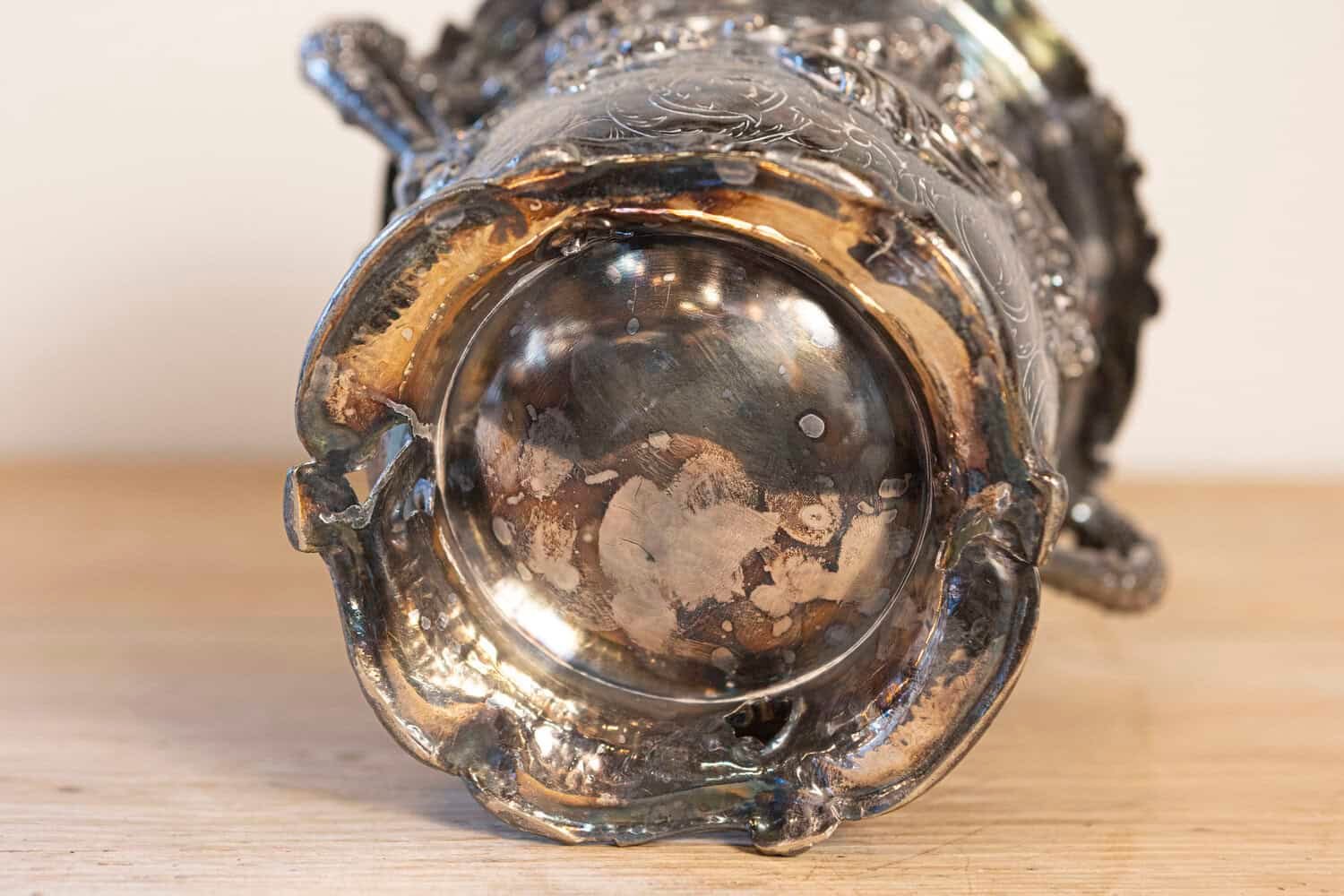 English 19th Century George III Sheffield Silver on Copper Champagne Bucket - JAA