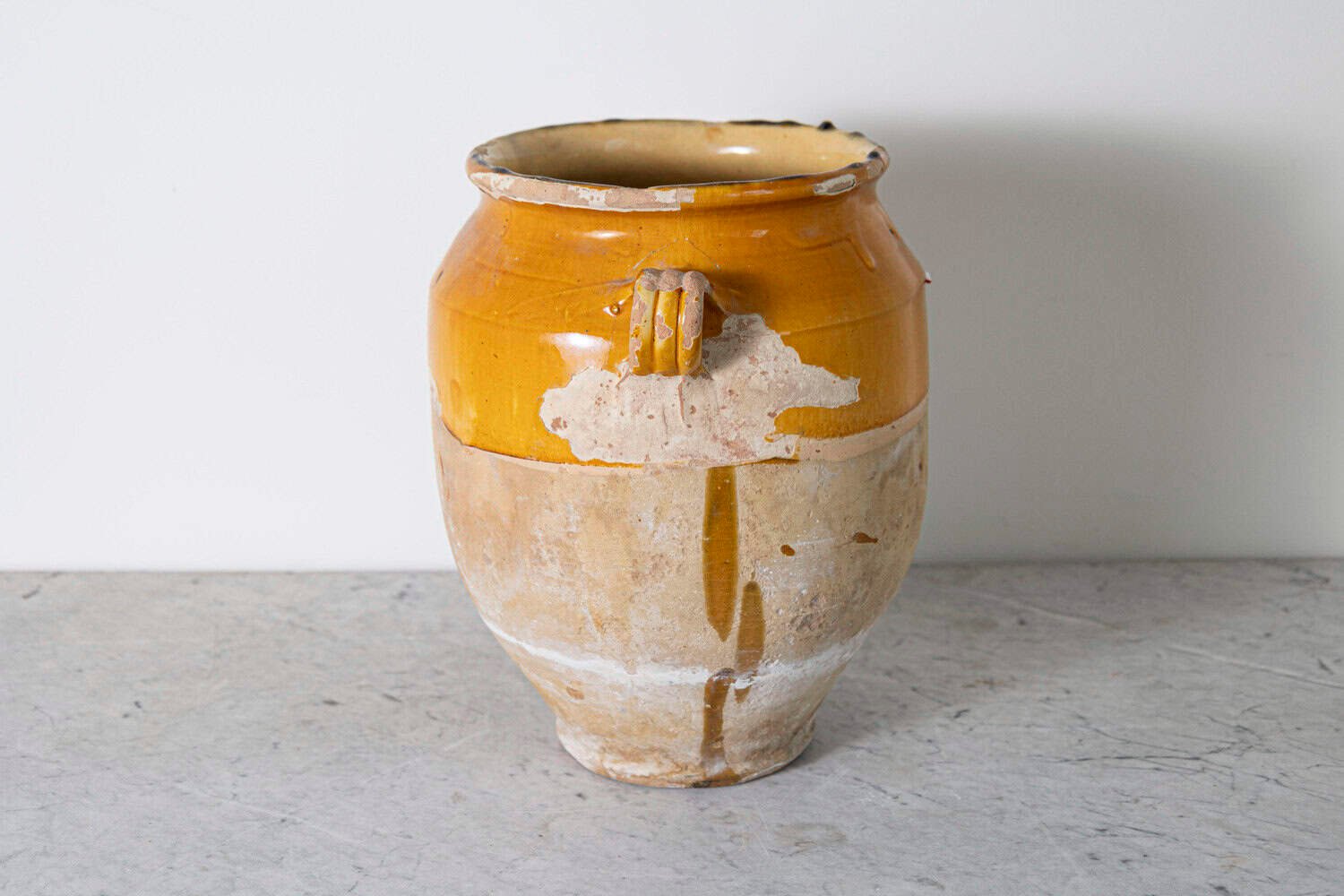 19th Century French Provincial Glazed Pottery Vessel - JAA