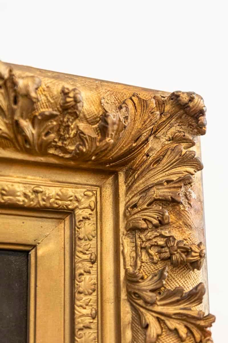 French Giltwood Framed 19th Century Oil on Canvas Painting Depicting Fruits - JAA