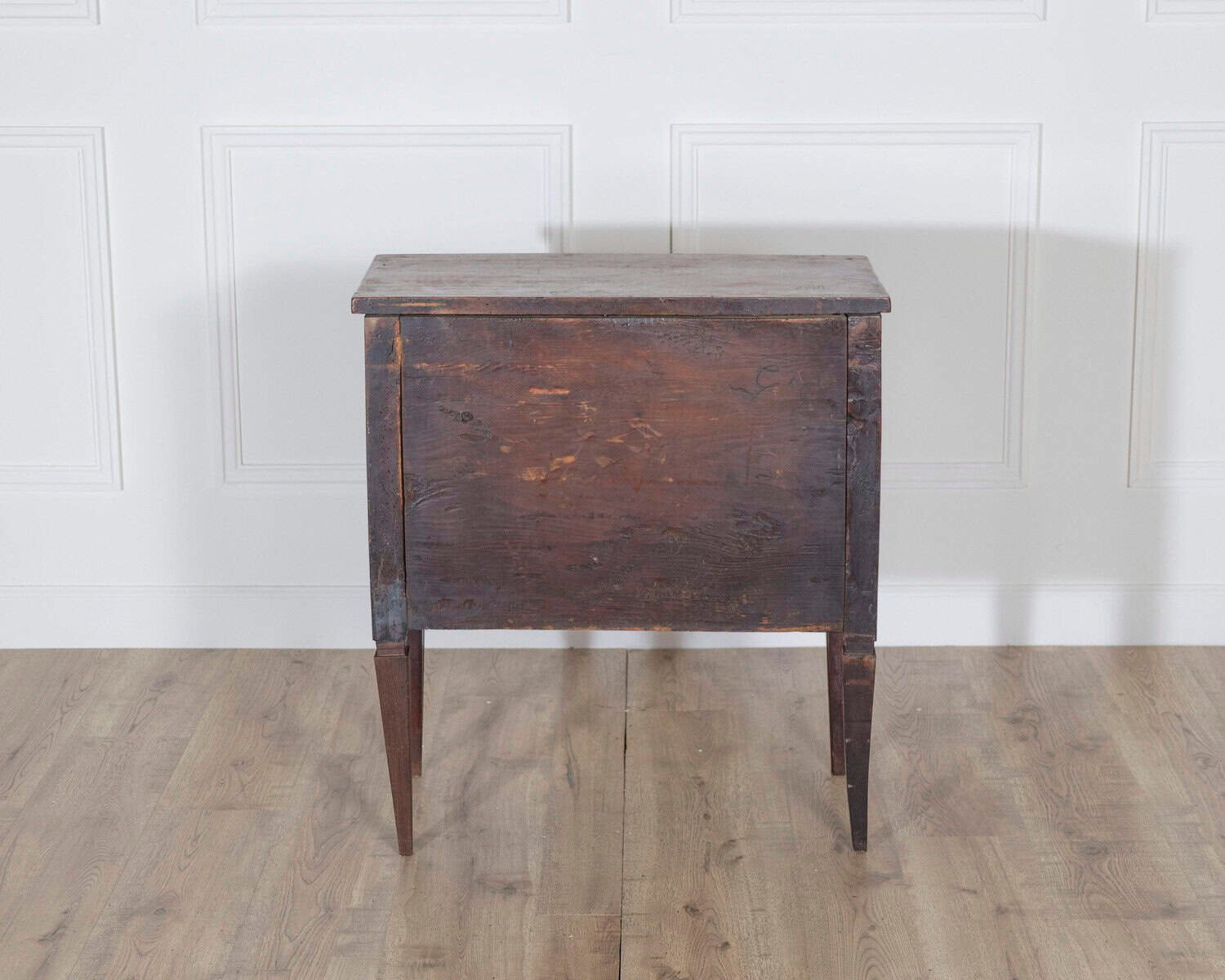 Small Italian Walnut Chest of Drawers with Two Drawers, Late 18th–Early 19th Century - JAA