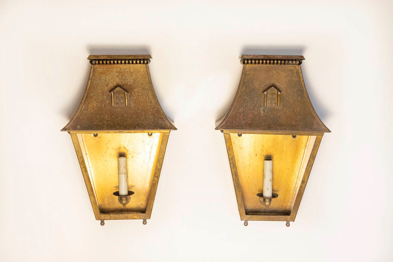 ON HOLD - Pair of 20th Century French Lanterns - JAA