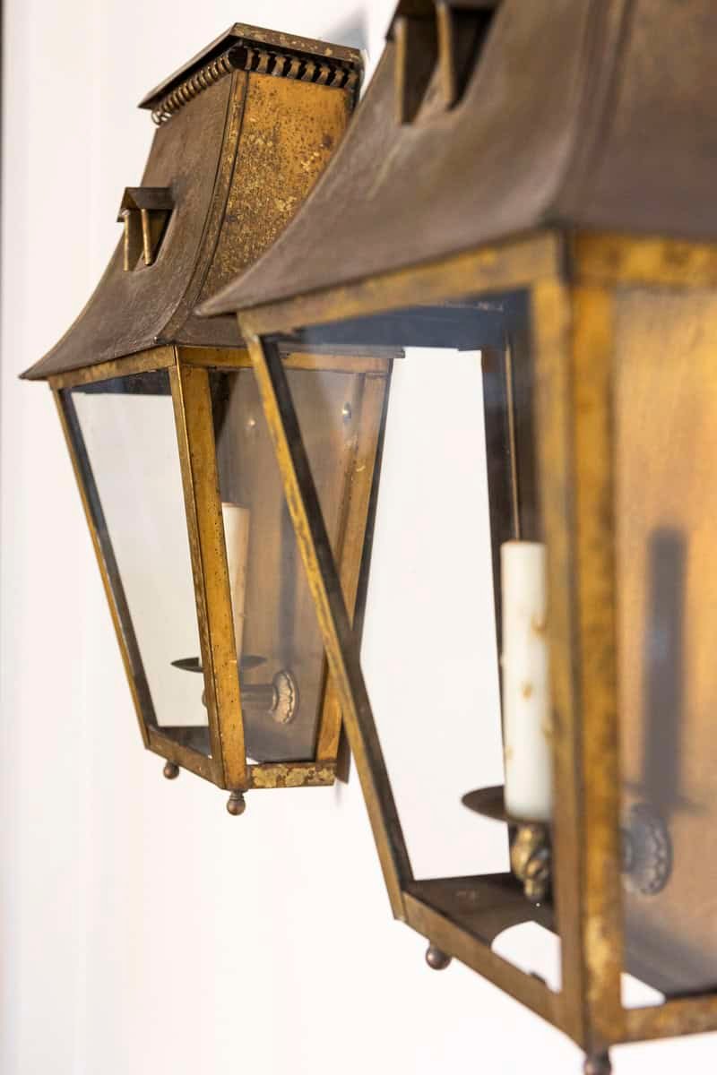 ON HOLD - Pair of 20th Century French Lanterns - JAA