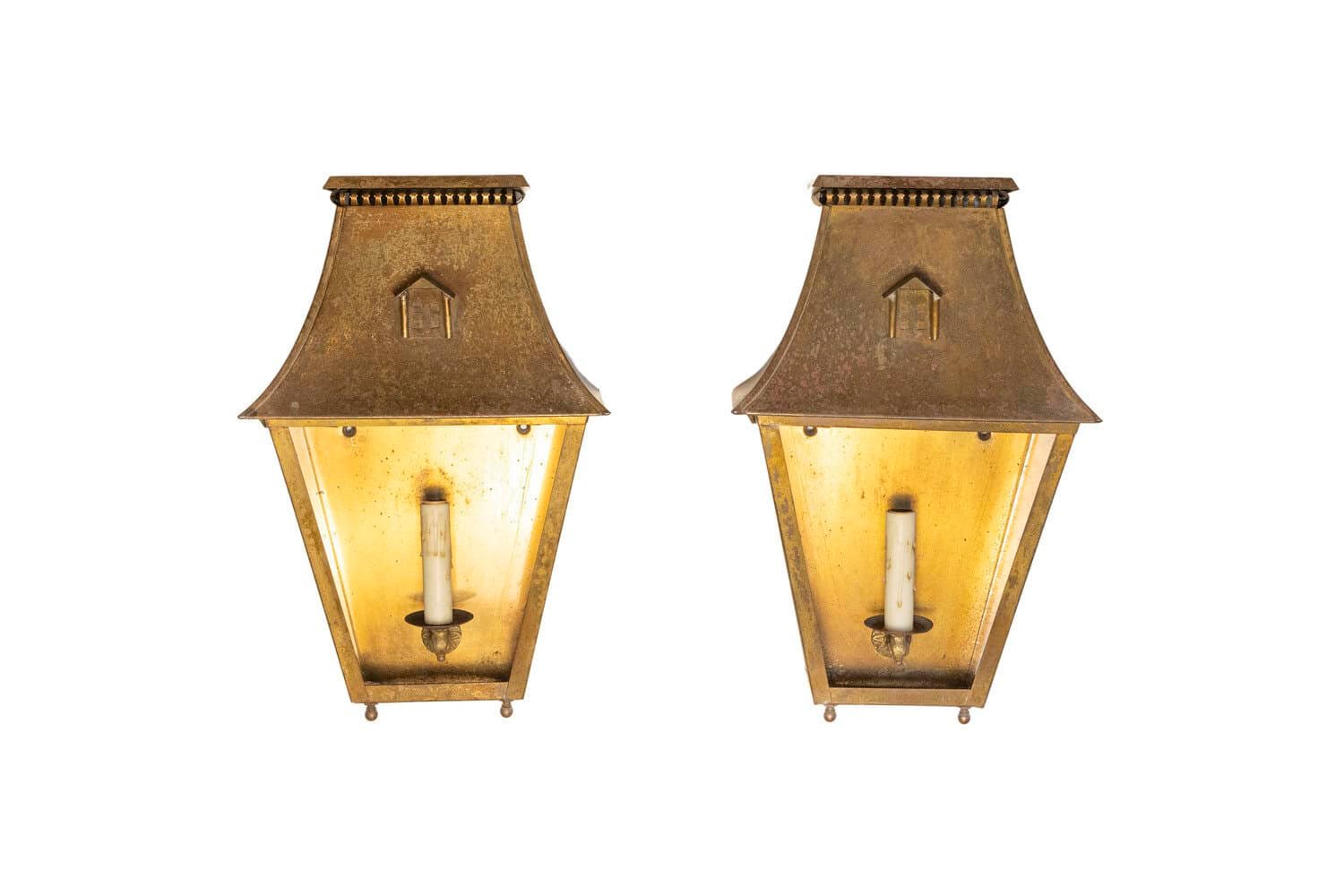 Pair of 20th Century French Lanterns