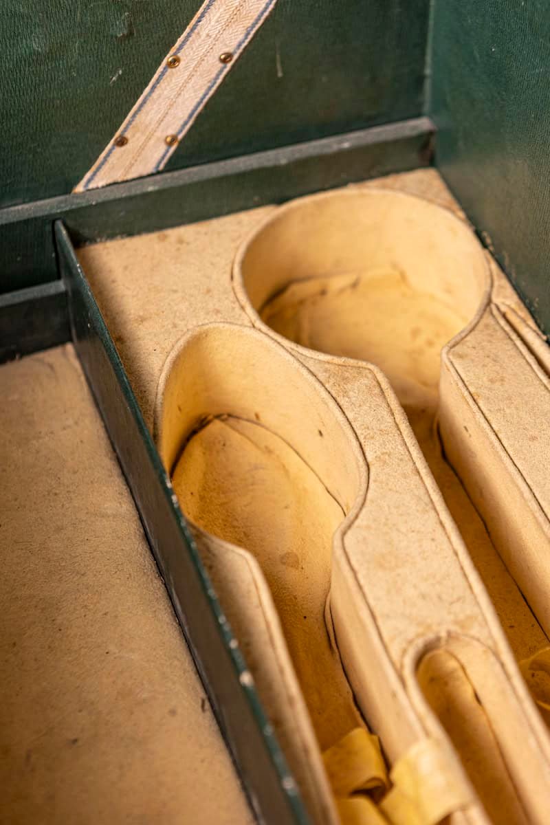 French 19th Century Maison Gellée et Gainier Leather and Brass Decorative Box - JAA