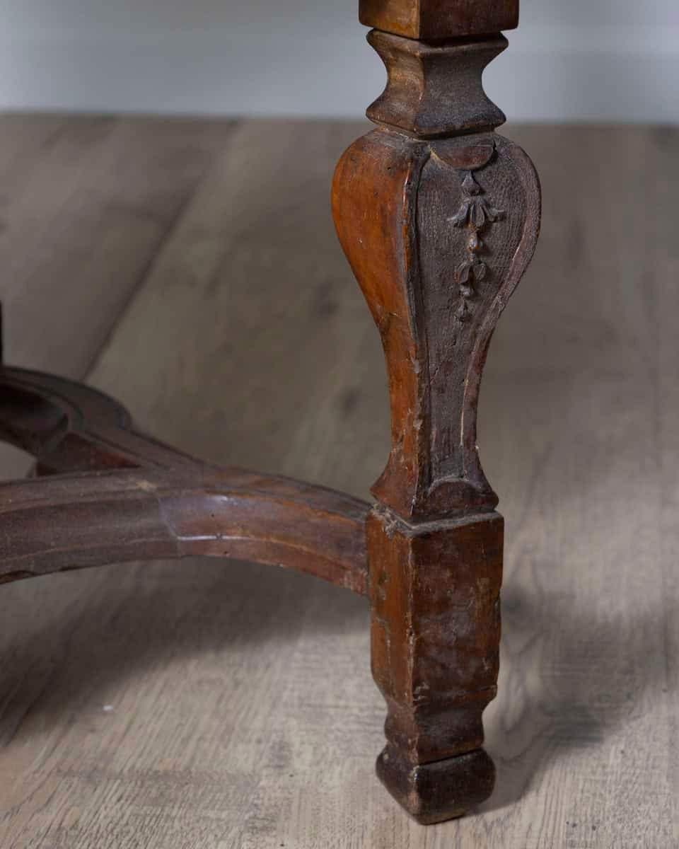 Pair of 18th Century Italian Walnut Arm Chairs - JAA