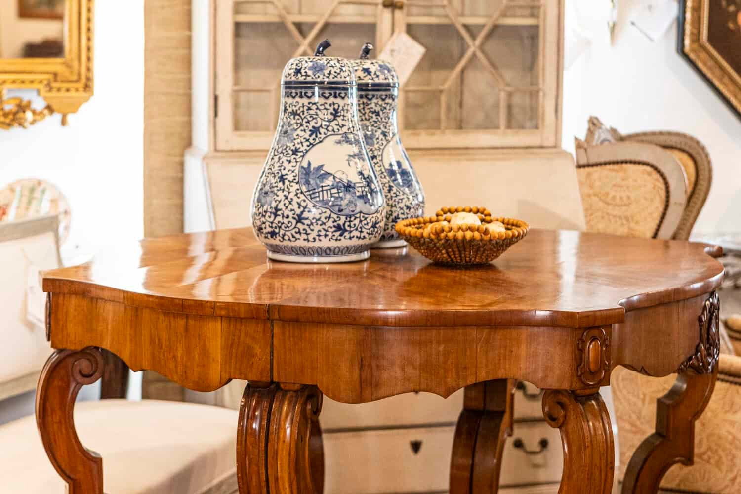 19th Century Pair of Italian Louis Philippe Consoles Circa 1860 - JAA