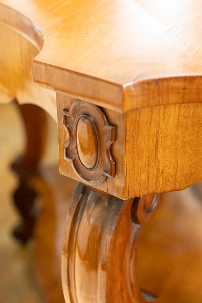 19th Century Pair of Italian Louis Philippe Consoles Circa 1860 - JAA