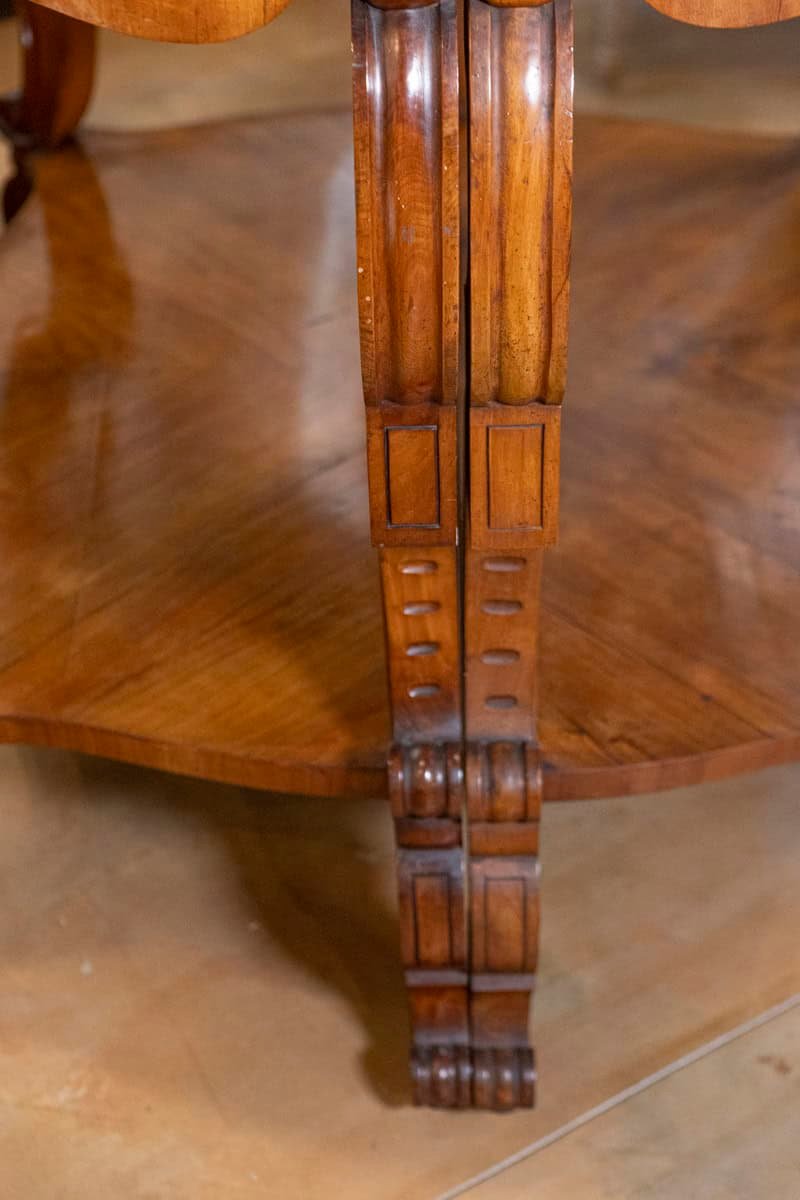 19th Century Pair of Italian Louis Philippe Consoles Circa 1860 - JAA