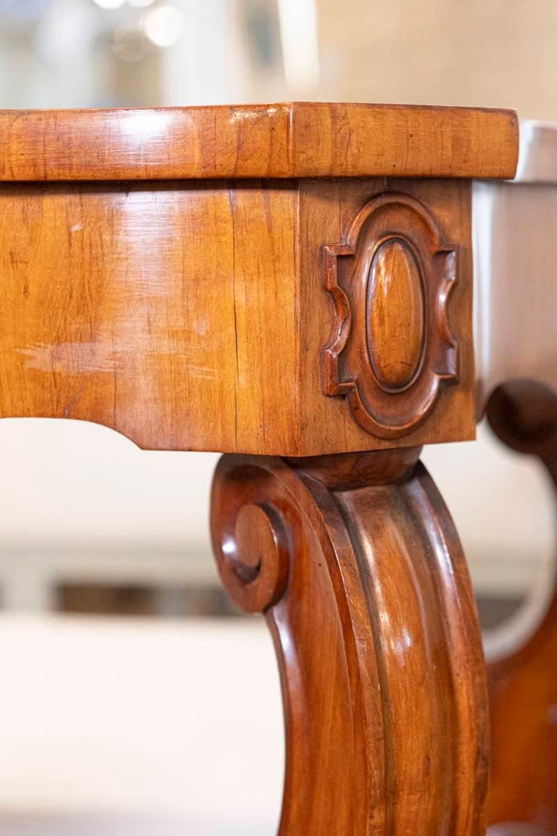 19th Century Pair of Italian Louis Philippe Consoles Circa 1860 - JAA