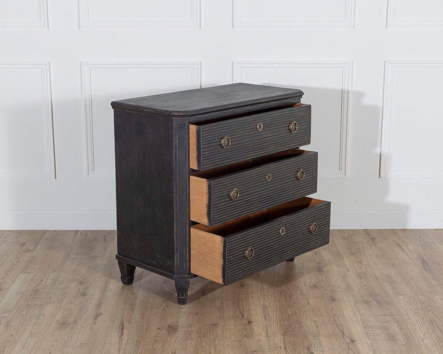 Pair of Swedish Painted Chests of Drawers, Circa 1880 - JAA