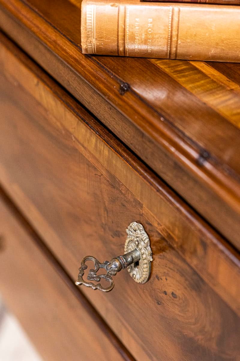 19th Century Italian Neoclassical Commode — Walnut with Patina - JAA