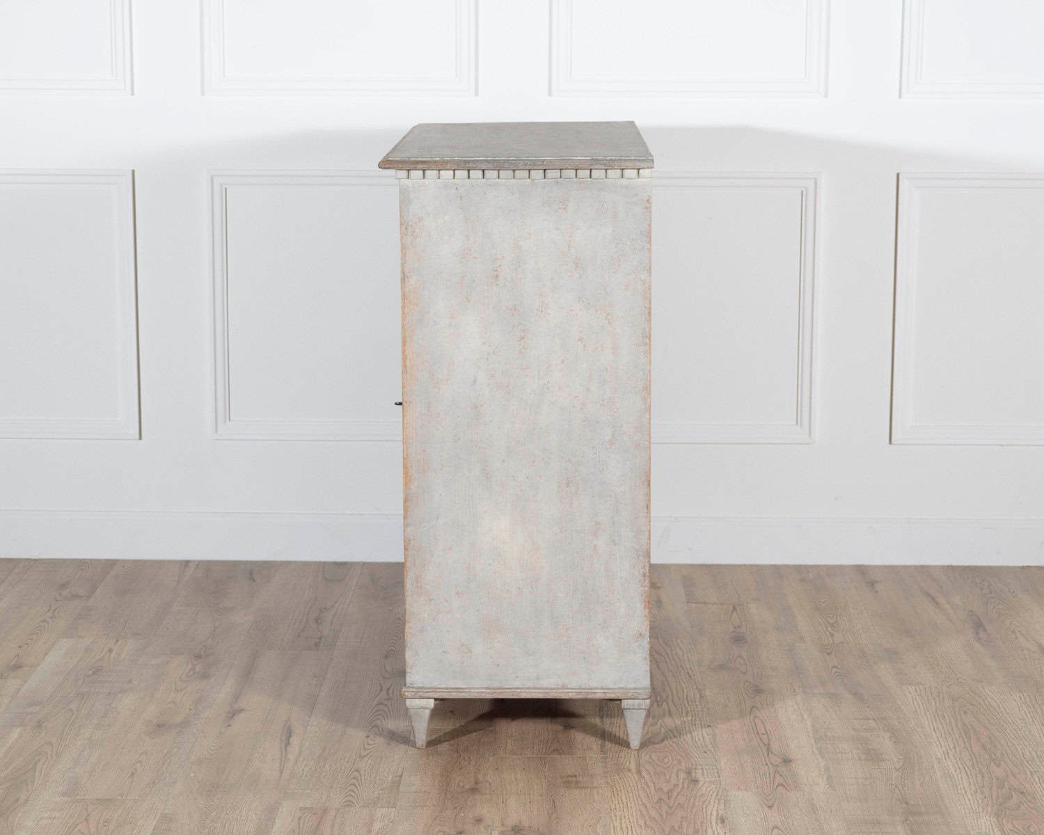 Swedish Painted Pine Sideboard in Soft Grey, circa 1860–1870 - JAA