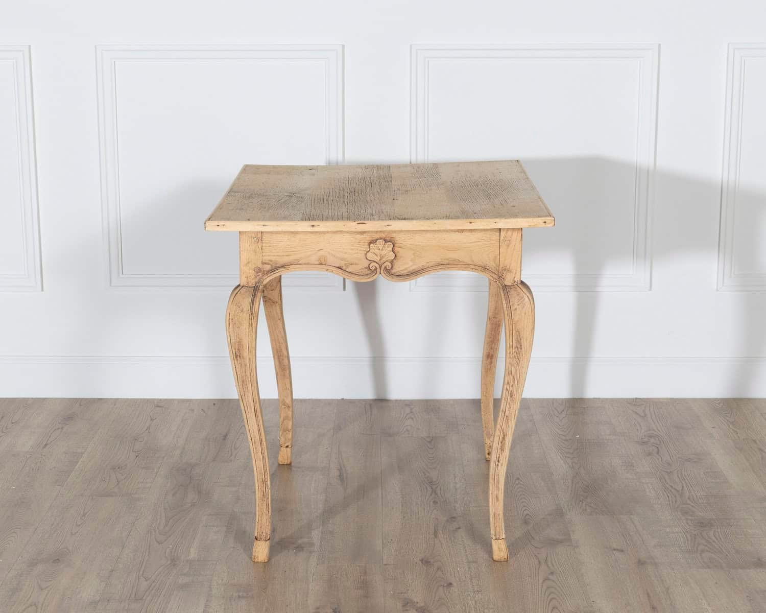 Louis XV Style Writing Table in Natural Oak, 19th Century - JAA