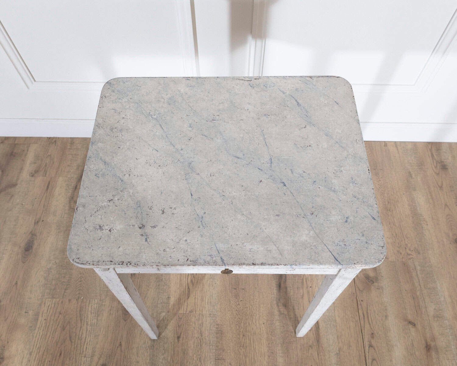 Swedish Painted Console Table with Drawer, circa 1880 - JAA