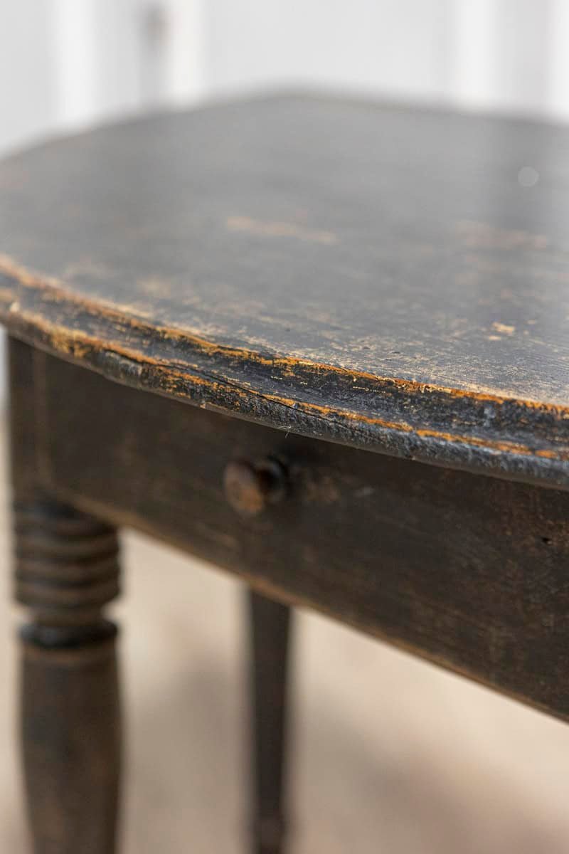 19th Century Swedish Demi Lune Console Table Circa 1860 - JAA