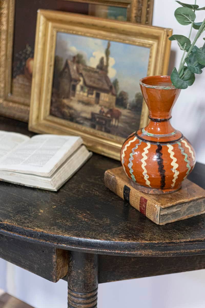19th Century Swedish Demi Lune Console Table Circa 1860 - JAA