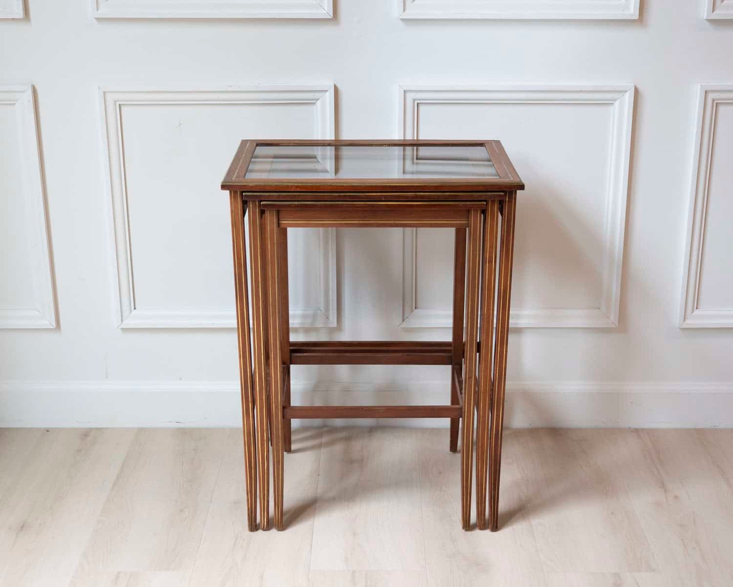 Mahogany Nesting Tables - JAA